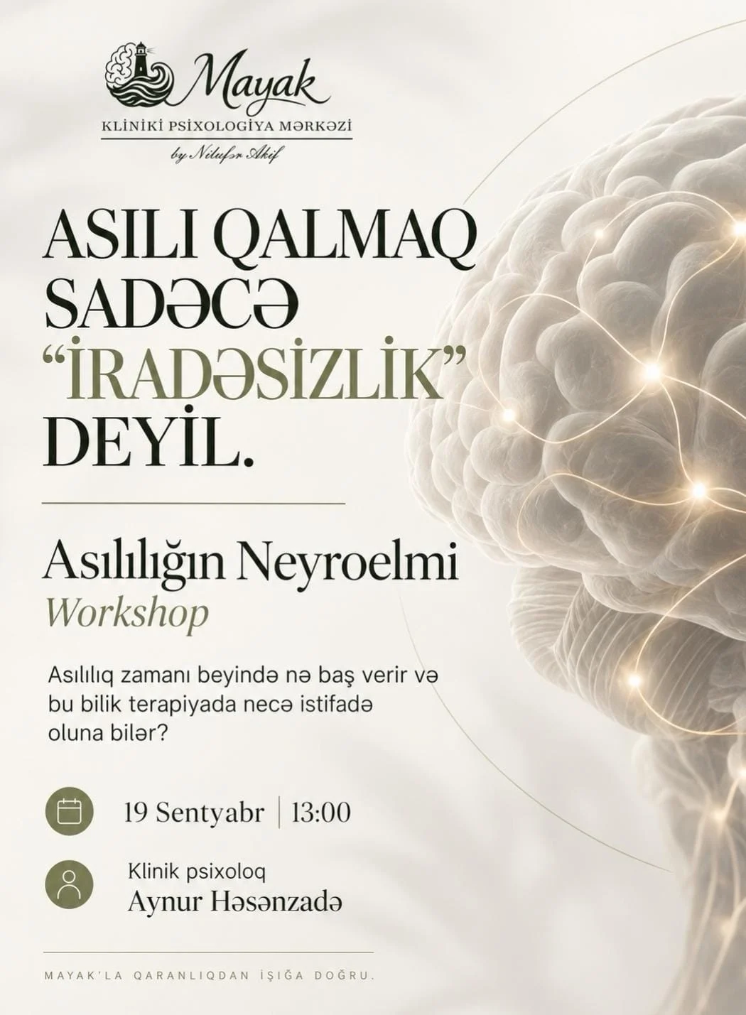Asılılığın Neyroelmi Təlimi