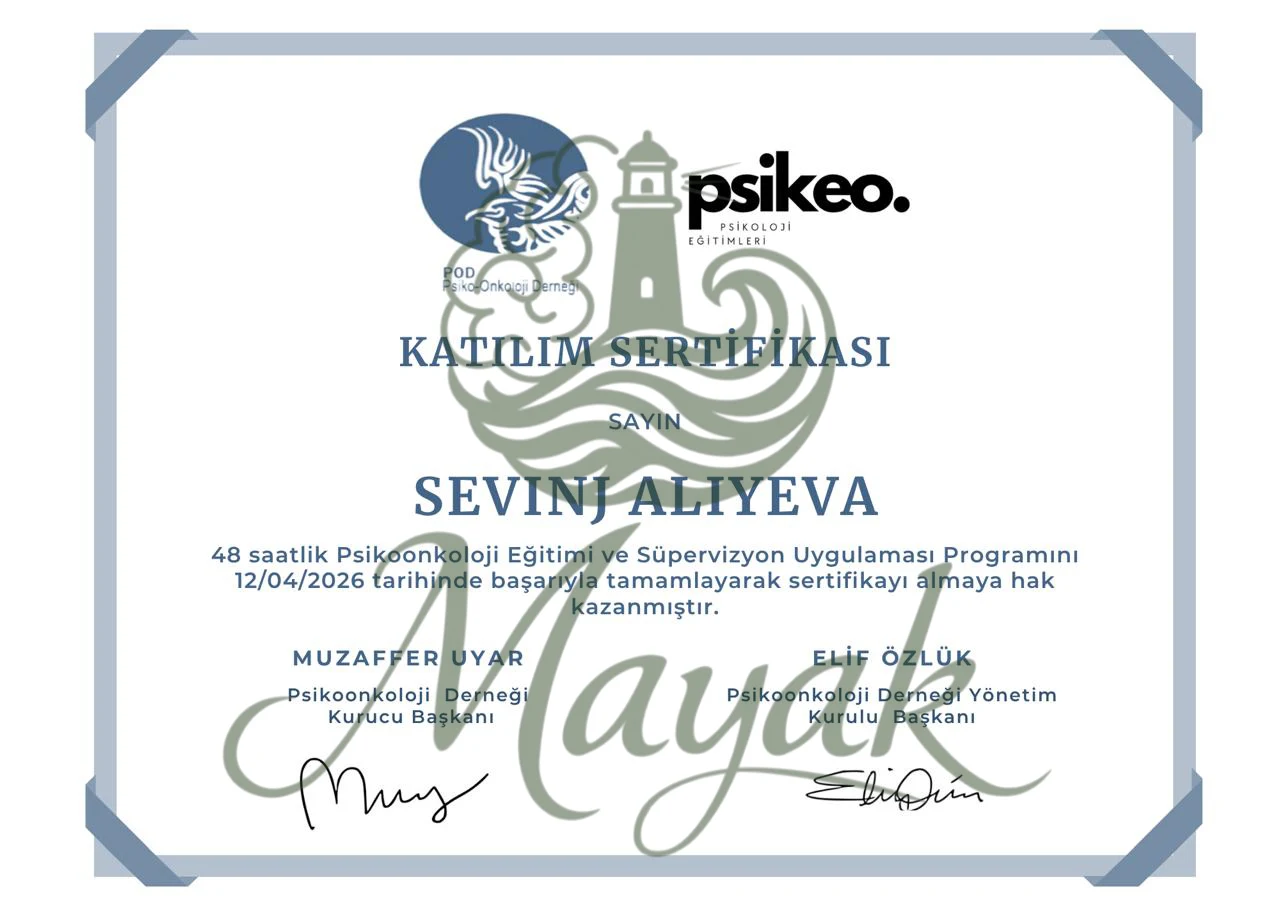 Psixoonkologiya Təlimi və Superviziya Proqramı