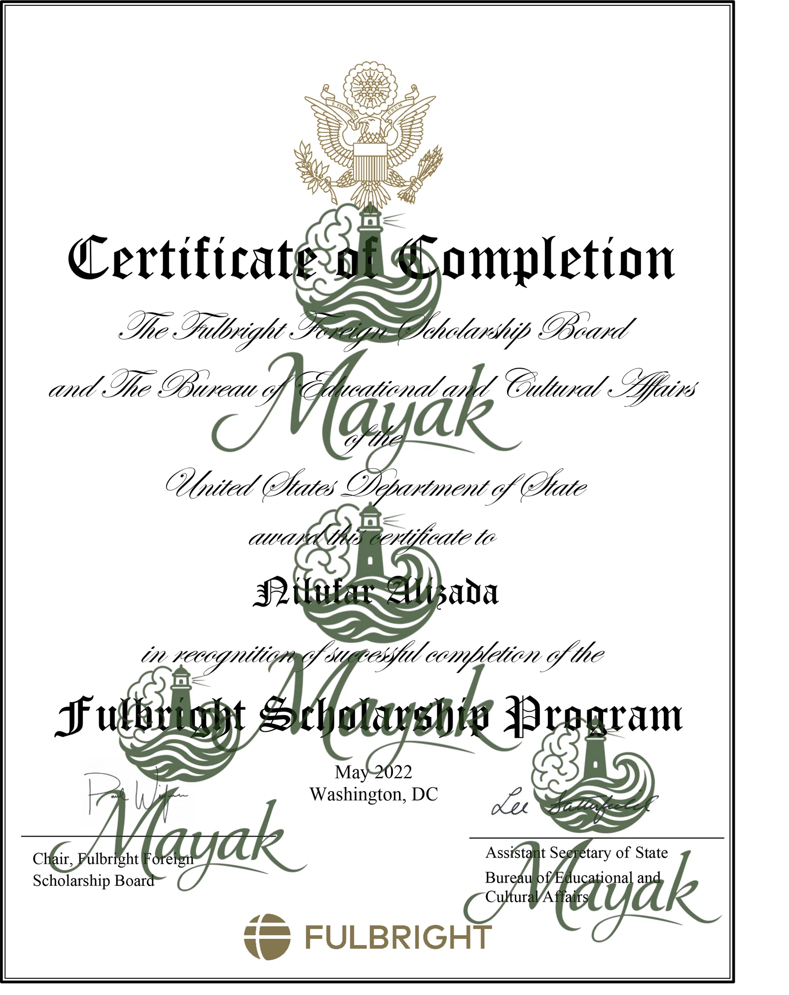 Fulbright Təqaüd Proqramı — Klinik Psixologiya | University of Arkansas, ABŞ, 2022