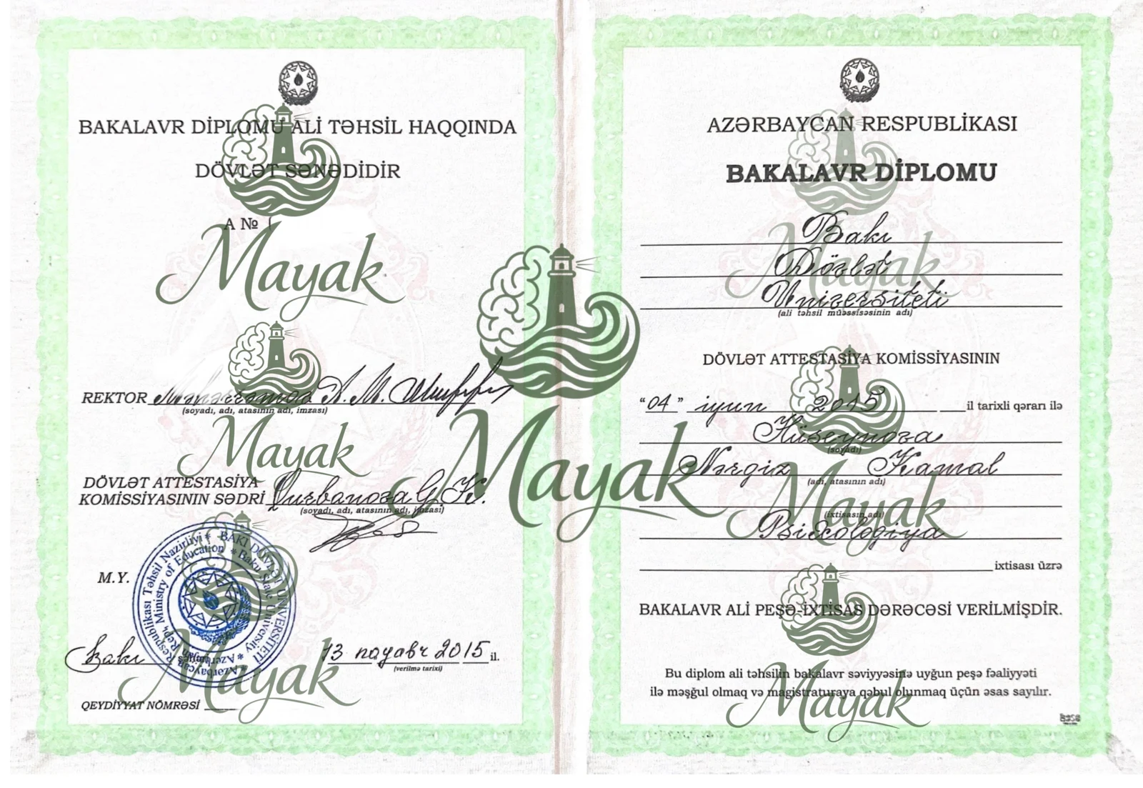 Bakalavr Diplomu