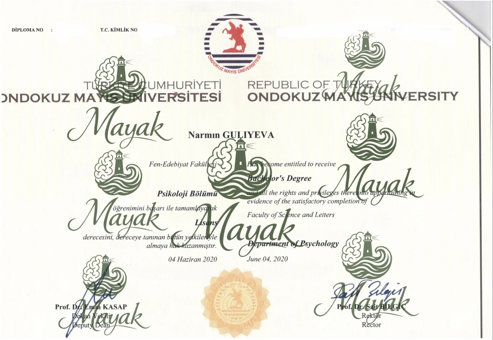 Bakalavr Diplomu