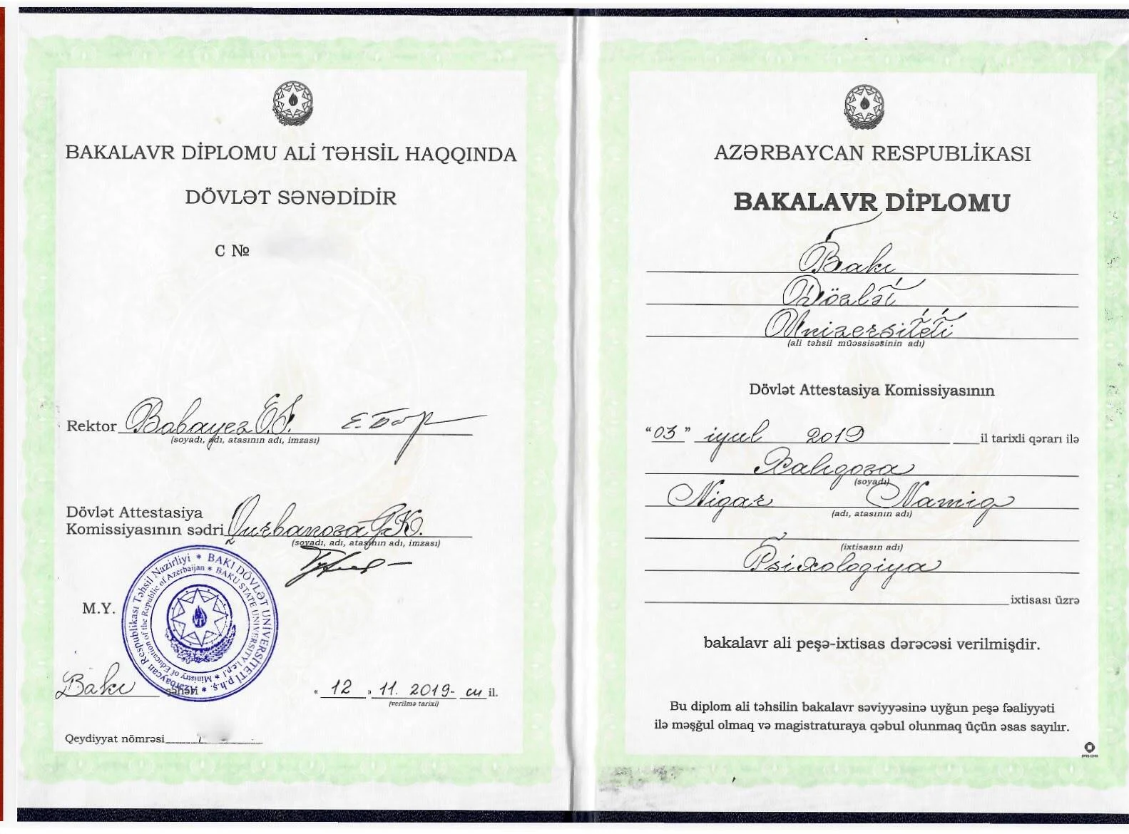Bakalavr Diplomu