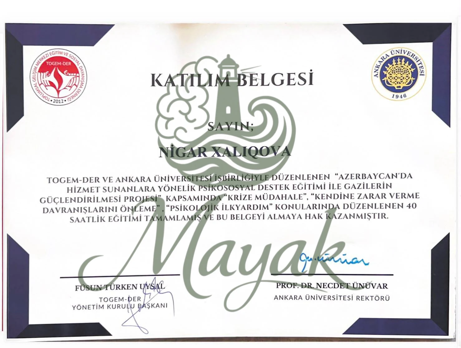 Müharibə iştirakçıları ilə çalışan Psixoloqların səriştələtinin artırılması