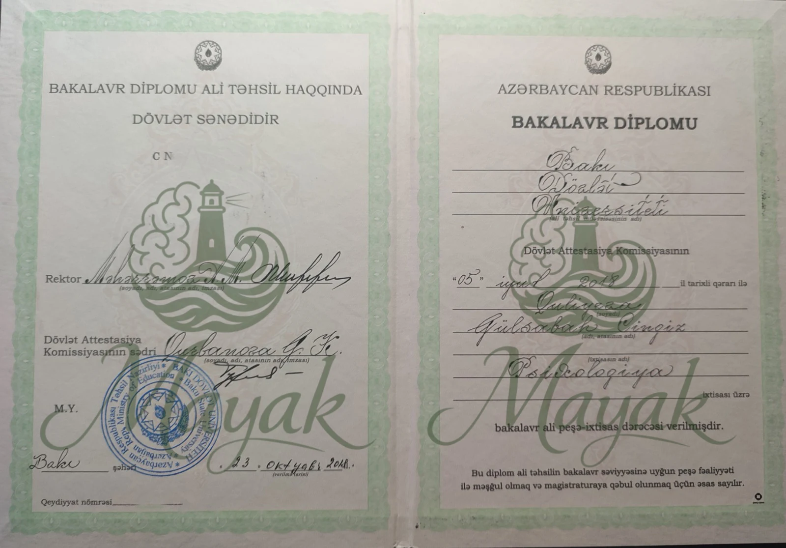 Bakalavr Diplomu